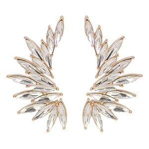 Marquise Diamond Shape Wing Earring
